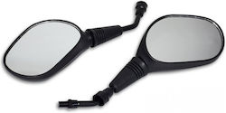 Motorcycle Mirrors for Honda Innova 125 2pcs Black