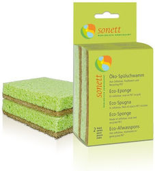 Ecological Sponge Dish Washing 2 Pcs Sonett