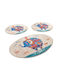 Неслизащо Сет Бански килими Овални ETNIC4407 Multicolor 3бр