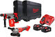 Milwaukee M18 BLPP2G-502X Set Angle Wheel & Excavator Brushless 18V with 2 Batteries 5Ah