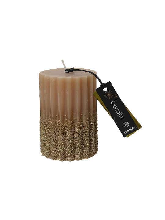 Decoris Διακοσμητικό Κερί Καφέ 310gr