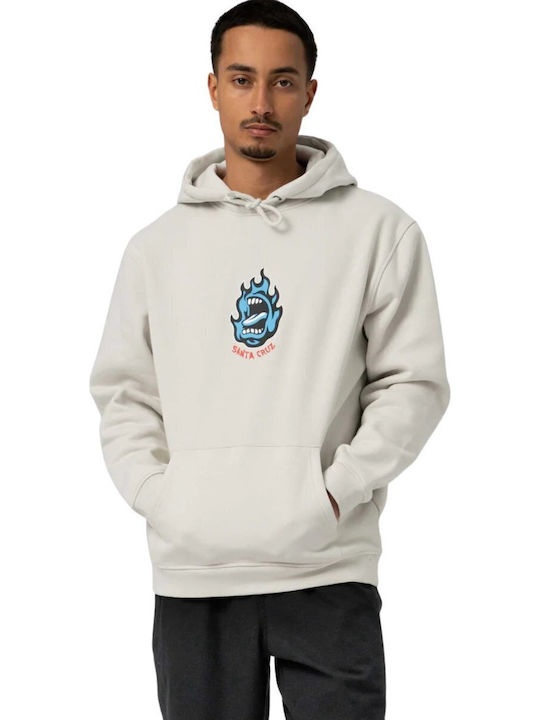 Screaming Sweatshirt with Hood White