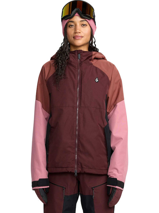Volcom Agate H0452608-OXB Γυναικείο Μπουφάν για Σκι & Snowboard Πολύχρωμο