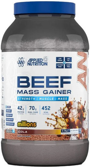 Applied Nutrition Beef Mass Gainer με Κρεατίνη & Γεύση Million Cola 3.13kg