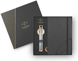 Parker Desk Set with Notebook and Pen IM Rituals Turquoise Green 2pcs