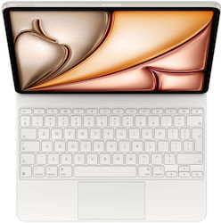 Apple Magic Keyboard Flip Cover (iPad Air 13" 2024/2025/2026) Albă