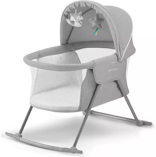Kinderkraft Wiege-Park Lovi mit Matratze und Rädern Gray Kinderkraft Wiege-Park Lovi mit Matratze und Rädern Gray