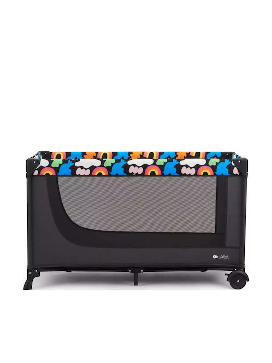Kinderkraft Joy2 Loc de joacă cu Saltea Negru