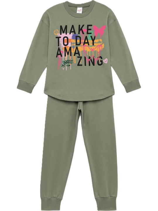 Minerva Kids Nightwear Winter Khaki Amazing