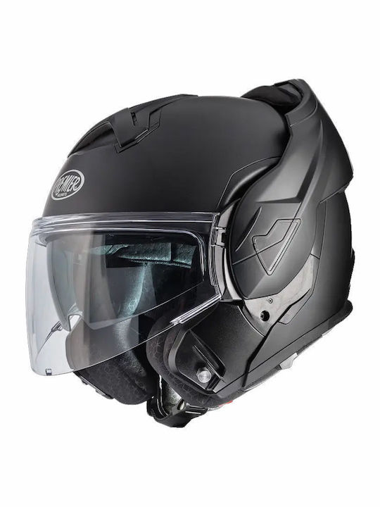 Premier X-Charger U9 BM Black Matt Κράνος Μηχανής Flip-Up ECE 22.06 με Sunvisor