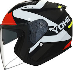 Yohe 868-2 Jet ECE 22.06 Grafity Red White Yellow