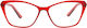 Brilo Damen Lesebrille +3.50 in Rot Farbe BR118...