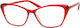 Brilo Women's Reading Glasses +3.00 in Red colo...