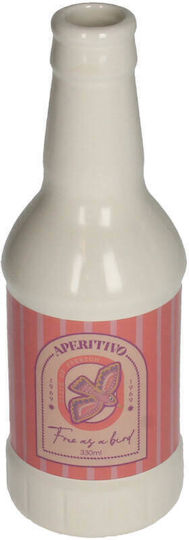 Selected by Pragmatic Decorative Vase White 7x7x20.7cm