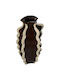 Selected by Pragmatic Decorative Vase Brown 18.5x16.5x31.5cm