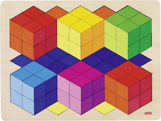 Ξύλινο Παιδικό Puzzle για 4+ Ετών 86pcs Goki