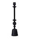InTheBox Antiqua Candle Holder Aluminum Αλουμινένιο in Black Color 9x9x45cm 1pcs