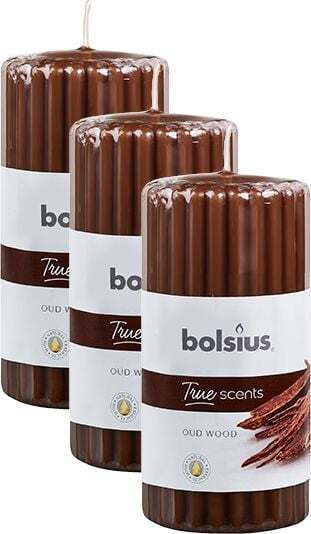 Bolsius Декоративна Свещ 3бр