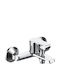 Gloria F-35 Mixing Bathtub Shower Faucet Complete Set Silver
