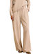 Damen Stoff Hose Beige