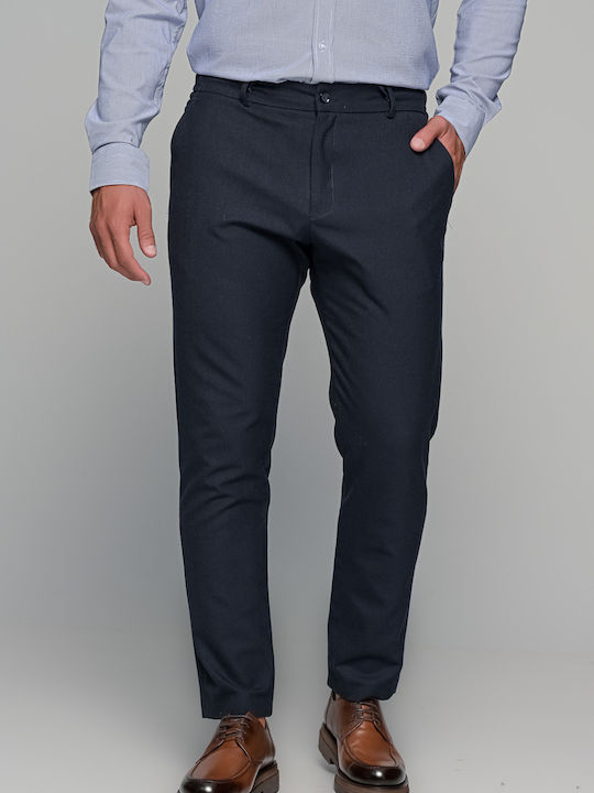Ben Tailor Pantaloni Elastic cu Croială Slim Blue