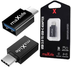 Forever Usb Type USB-A female σε USB-C male