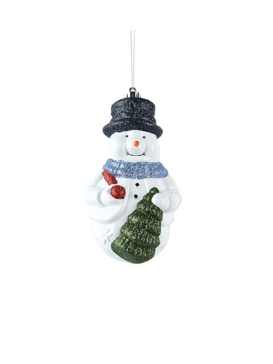 Schneemann Weihnachtsbaumschmuck Vielseitigfarben Glitzer 7x7x16.5cm Einfarbig Kaeming