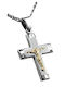 VTJ Men's Cross with the Crucified from Silver with Chain