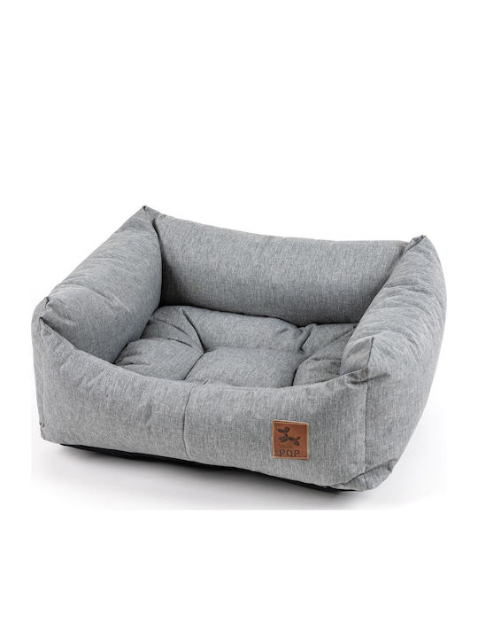 PQP Пуф за Куче Сив 65x60см.