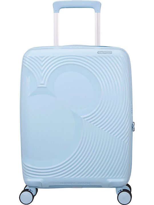 American Tourister Mickey Mouse Детска Светлосиня с 4 колела Височина 55см.