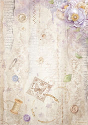Ριζόχαρτο Ντεκουπάζ Stamperia 21x29cm A4 Quiet ...