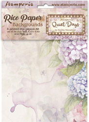 Set 8 Reispapier Decoupage Stamperia 10.5×14.8c...
