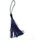 Tassel Made of Satin Thread for Good Luck Charms Other Crafts Navy Blue 85mm 10 Pieces