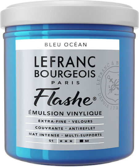 Lefranc & Bourgeois 125ml Flashe Acrylic 904 Series 1 Ocean Blue