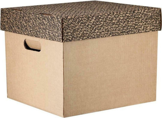 Storage Box Paper Kraft Ionia Lid 34x24x26 Cm 208