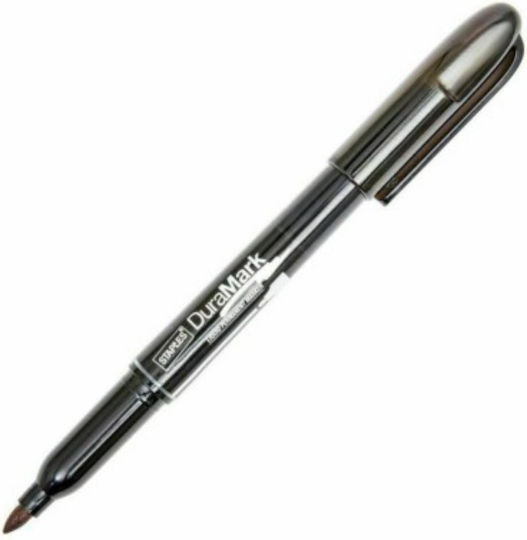 Staples Duramark Permanent Marker 1.5mm Black