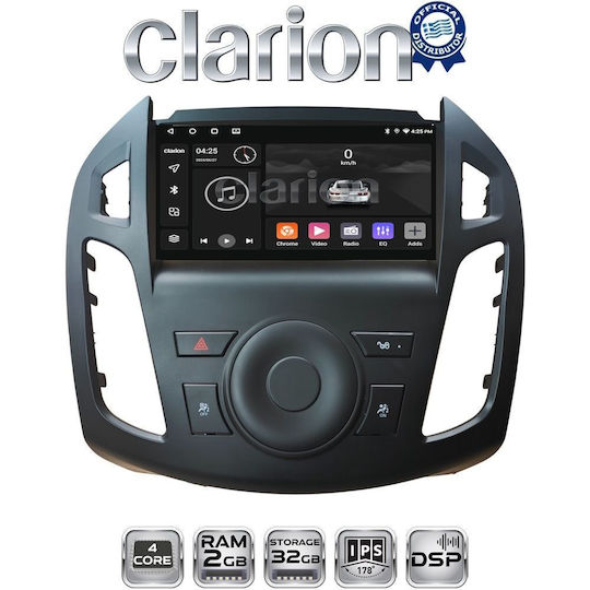 Clarion Car Audio System for Ford Transit Connect 2013 > 2017 (Bluetooth/USB/WiFi/GPS/Apple-Carplay/Android-Auto)