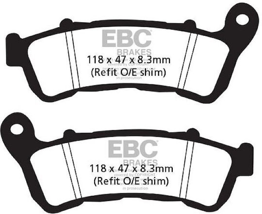 Τακακια Ebc Sh125/sh150 09-16/sh300 07-13 Εμπρος Sfac 388