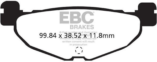 Τακακια Ebc Tmax500 04-11/majesty 400 04-13 Πισω Sfac 408