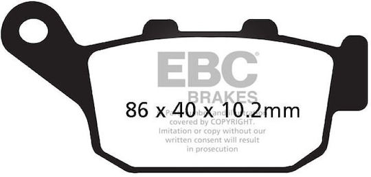 Ebc Brake Pads Xrv750 90-03 Xlv600-650 Rear Sfa 140