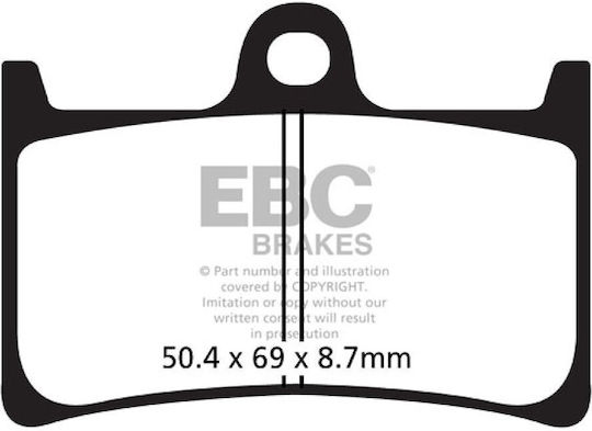 Τακακια Ebc Tdm900 Tmax500/mt07 14-15/mt09 14-16 Εμπρος Sfa 252 Hh