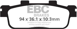 Sym Τακάκια Ebc Citycom125 Gts125-300/hd200 Joyr125/200 Sfac 427