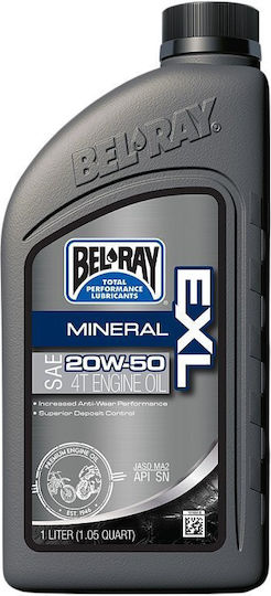 Bel-Ray Motorcycle Oil for Four-Stroke Engines 20W-50 1lt