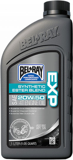 Bel-Ray 20W-50 Λάδι Μοτοσυκλέτας για Τετράχρονους Κινητήρες 1lt