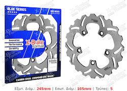 X-Brake Back Brake Disc for Yamaha FZ / FZ1 Fazer / FZ6 Fazer / MT-03