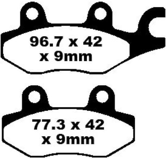 Ebc Brake Pads Supra100 ZX130 Kazer115 VF125 Sfa 197