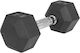 inSPORTline Dumbbell Hexagon Rubber 8kg