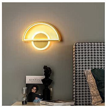 Lightplanet Φωτιστικό Τοίχου με Ενσωματωμένο LED Χρυσό