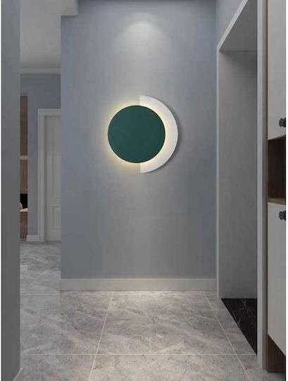 Lightplanet Lumină de Perete cu LED Integrat Verde 30cm