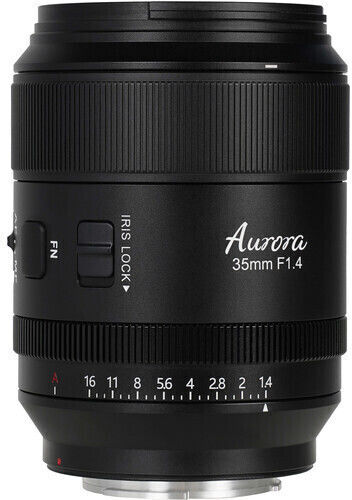Sirui Camera Lens Aurora 35mm f/1.4 Wide Angle for Leica L Mount Black